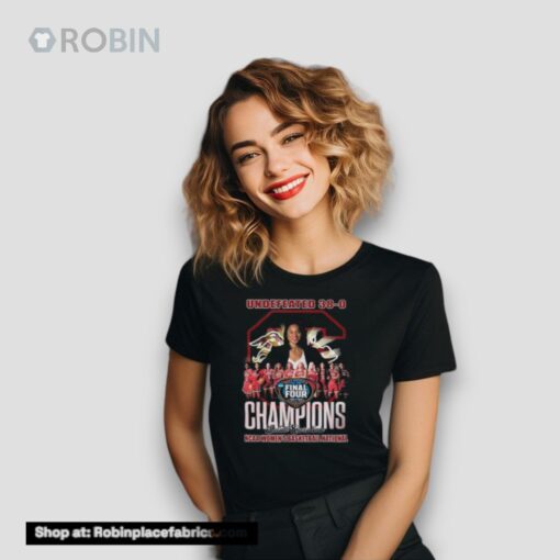 Undefeated 38 0 South Carolina Gamecocks Women’s Basketball 2024 National Champions Shirt