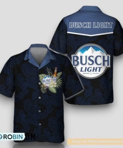 Unisex Polynesian Tribal Busch Light Hawaiian Shirt