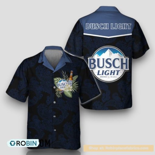 Unisex Polynesian Tribal Busch Light Hawaiian Shirt