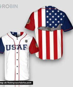 US Air Force 15th Special Operations Squadron MC 130H Combat Talon II Baseball Jersey