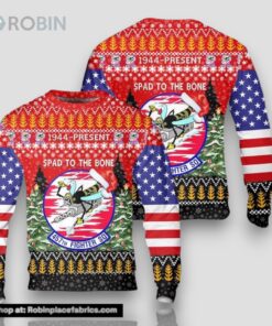 US Air Force 457th Fighter Squadron Christmas Sweater 3D