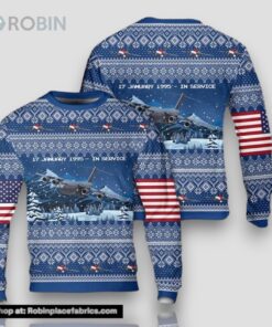 US Air Force Boeing C 17 Globemaster III Christmas Sweater 3D