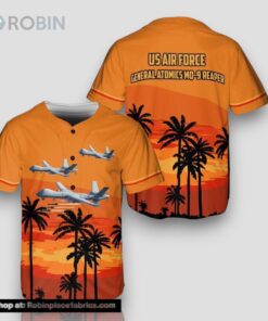 US Air Force General Atomics MQ 9 Reaper Baseball Jersey