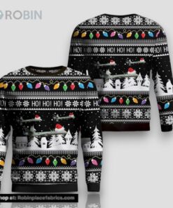 US Air Force General Atomics MQ 9 Reaper Christmas Sweater 3D