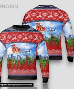 US Air Force Hanoi Taxi (Lockheed C 141 Starlifter) Christmas AOP Sweater
