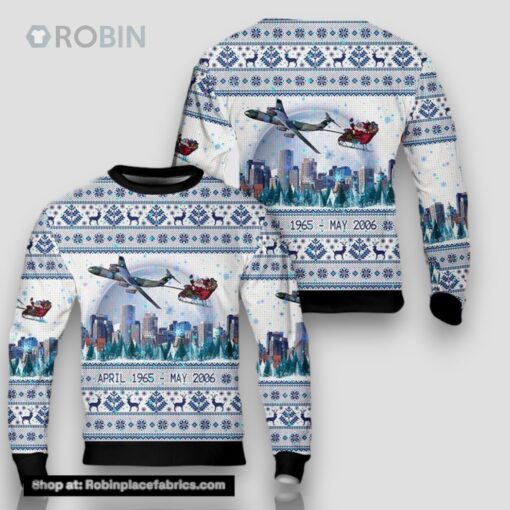 US Air Force Lockheed C 141 Starlifter Christmas Sweater