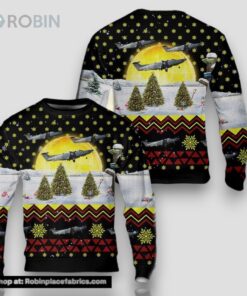 US Air Force Pilatus U 28A Draco 07 0838 Christmas AOP Sweater