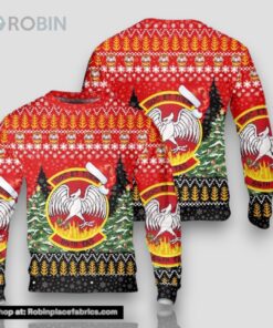 US Air Force Reserves 64th Tactical Airlift Squadron Christmas Sweater 3D