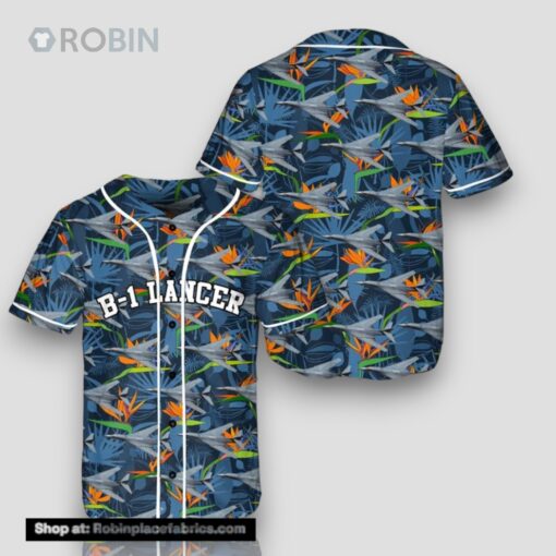 US Air Force Rockwell B 1 Lancer Baseball Jersey