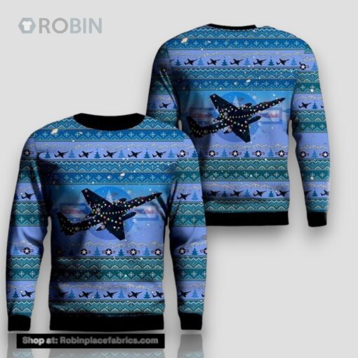US Air Force U 2 Dragon Lady Christmas AOP Sweater