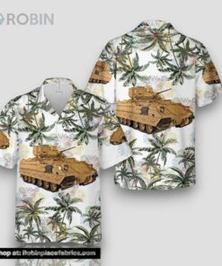Us Army M2a3 Bradley 4th Of July Hawaiian Shirt