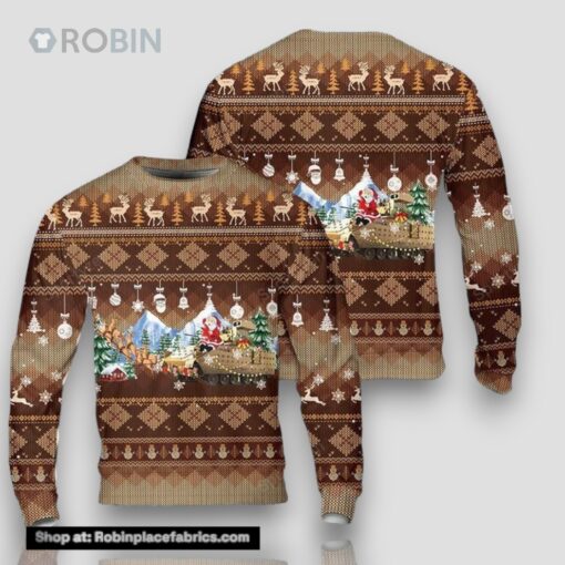 Us Army M2a3 Bradley Full Print Ugly Sweater