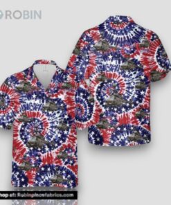 Us Army Oh 58d Kiowa Warrior 4th Of July Hawaiian Shirt