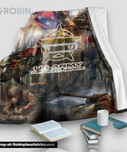 Us Army This We Will Defend Fleece Throw Blanket