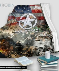 Us Army This We’ll Defend Fleece Throw Blanket
