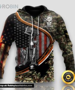 Us Army Veteran 3D Hoodie Gifts For Military Men