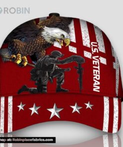 US Military US Soilder US Veteran Veterans Day America Cap