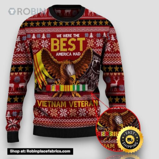 US Military US Soilder US Veteran Veterans Day Gift For Father Dad Christmas Ugly