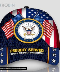 Us Navy Military Veterans Day America Cap