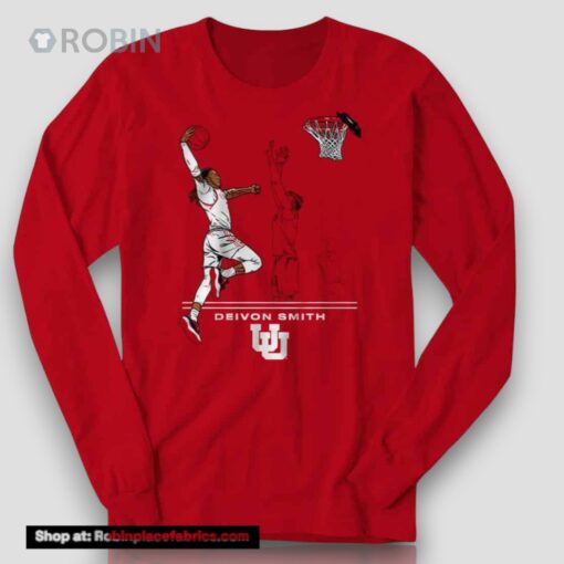 Utah Basketball Deivon Smith Superstar Pose Shirt