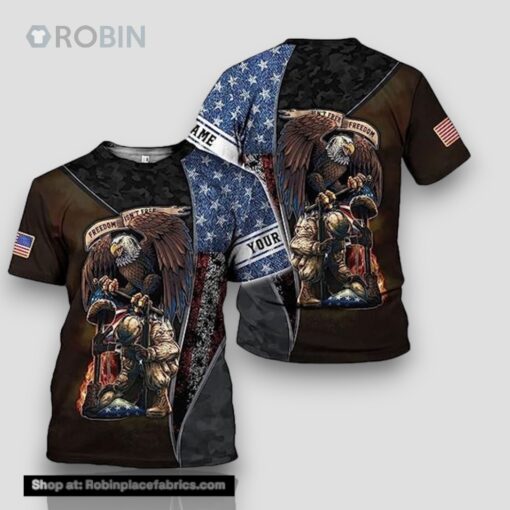 Veteran All Over Print 3D T Shirt For Military