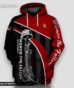 Veteran American Military US Veteran Honor The Fallen 3D Hoodie All Over Printed