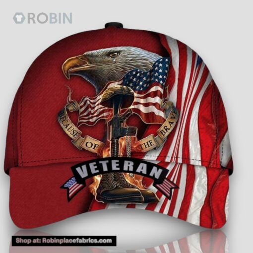 Veteran Because Of The Brave Classic Cap
