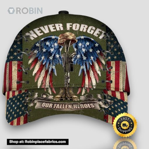 Veteran Forget Ourr Fallen Heroes Classic Cap