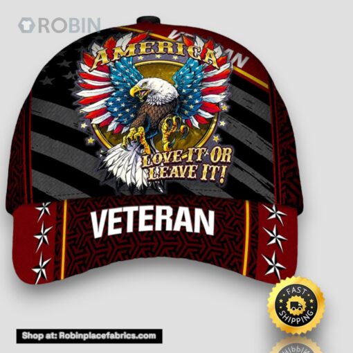 Veteran Love It Or Leave It Classic Cap