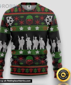 Veteran Soldier Ugly Christmas Sweater