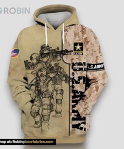 Veteran U.S Army Veteran Soldiers Brothers 3D Hoodie All Over Printed