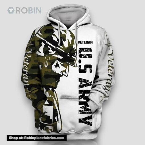 Veteran U.S Army Veteran Their Lives Your Freedom 3D Sweatshirt 3D Hoodie 3D Zipper