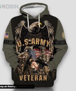 Veteran United States Army Veteran Black Eagle 3D Hoodie All Over Printed Veteran United States Army Veteran Black Eagle 3D Hoodie All Over Printed