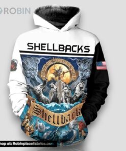 Veteran United States Navy USN Shellbacks 3D Hoodie All Over Printed
