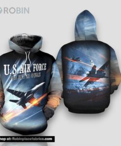 Veteran US Air Force The Sky Is Ours 3D Hoodie All Over Printed