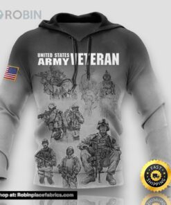 Veteran US Army Veteran Soldier Brother 3D Hoodie All Over Printed