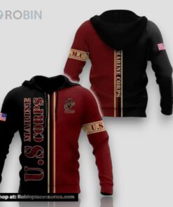 Veteran US Marine Corps 3D Hoodie All Over Printed