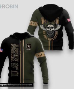 Veteran US Veteran Navy All Over Printed Unisex Shirts 3D Hoodie All Over Printed