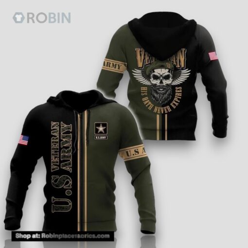 Veteran US Veteran Navy All Over Printed Unisex Shirts 3D Hoodie All Over Printed