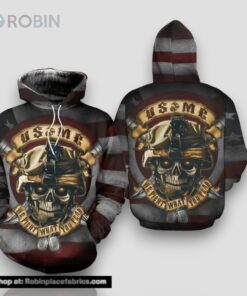 Veteran USMC We Fight What You Fear 3D Hoodie All Over Printed