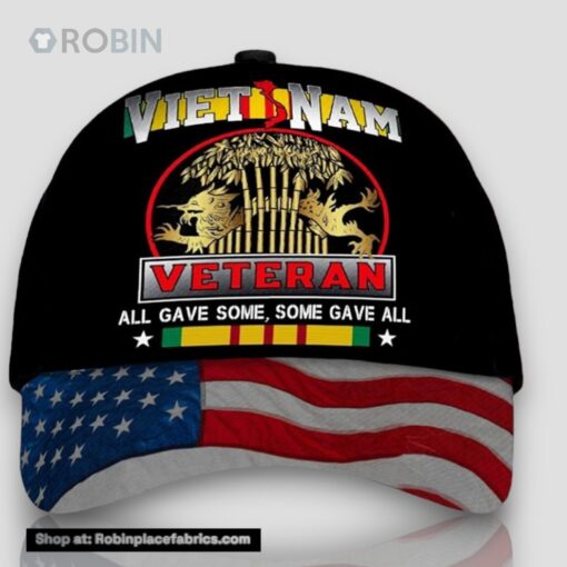 Vietnam Veteran All Gave Some Some Gave All Cap