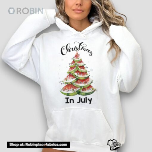Waterlemon Christmas Tree Christmas In July Summer Vacation Men’s Unisex Shirt