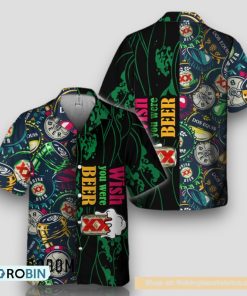Wish You Were Beer Dos Equis Hawaiian Shirt
