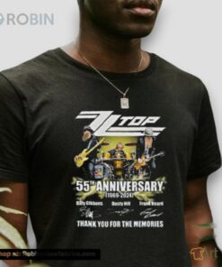 Zz Top 55th Anniversary 1969 2024 Thank You For The Memories Signatures Shirt Zz Top 55th Anniversary 1969 2024 Thank You For The Memories Signatures Shirt