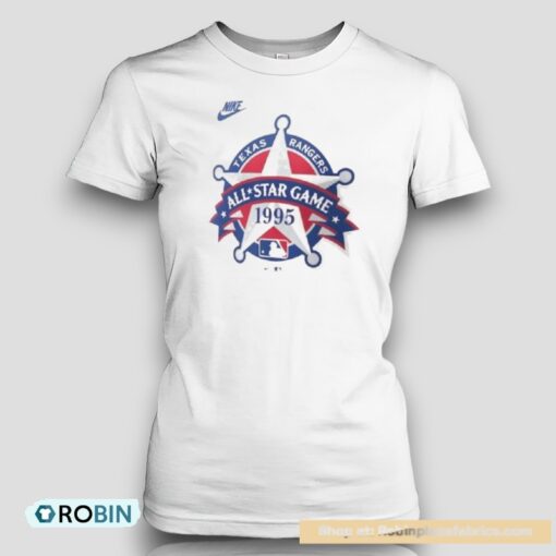 1995 Mlb All Star Game Cooperstown Logo Shirt