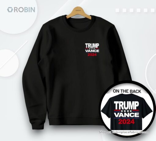 2024 Trump Vance Presidential Election Front And Back Unisex Shirt