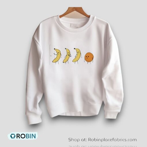 3 Bananas And Orange Knock Knock Shirt