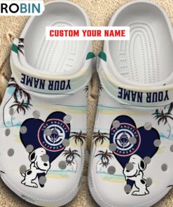 Snoppy Hug NBA LA Clippers Crocs Shoes