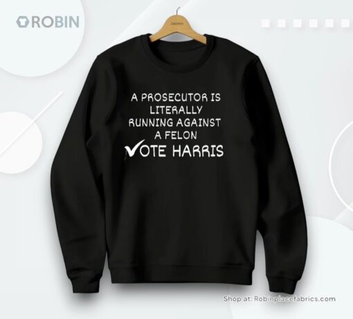 A Prosecutor Is Running Against A Felon Comfort Unisex Shirt