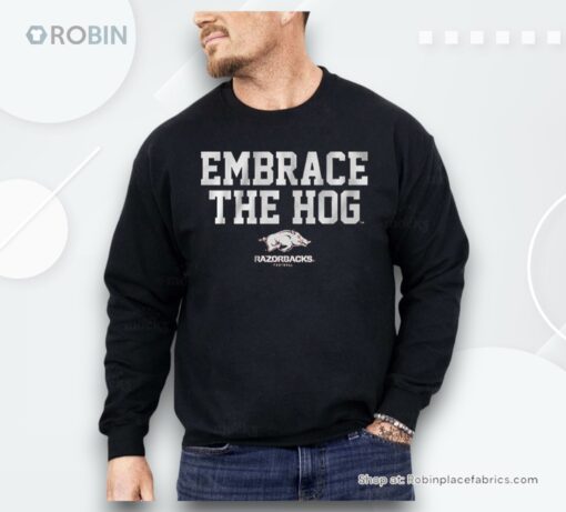 Arkansas Football Embrace The Hog Shirt